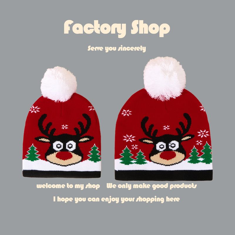 Autumn And Winter Fashion All-match Christmas Wool Ball Hat