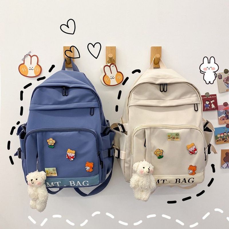 Vintage Cute Cartoon All-match Schoolbag