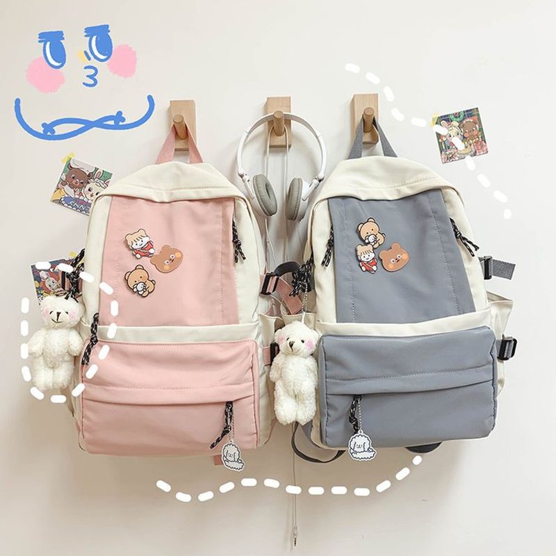 Korean Simple Large Capacity Schoolbag