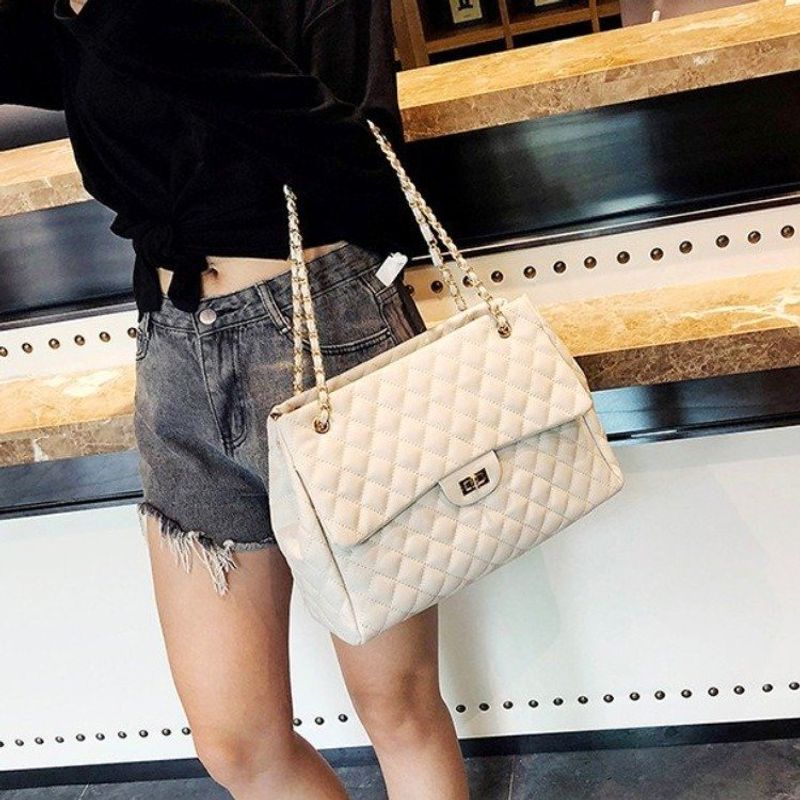 Rhombus Chain Korean One-shoulder Messenger Bag