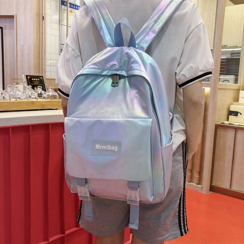 Simple Large Capacity Gradient Color Backpack