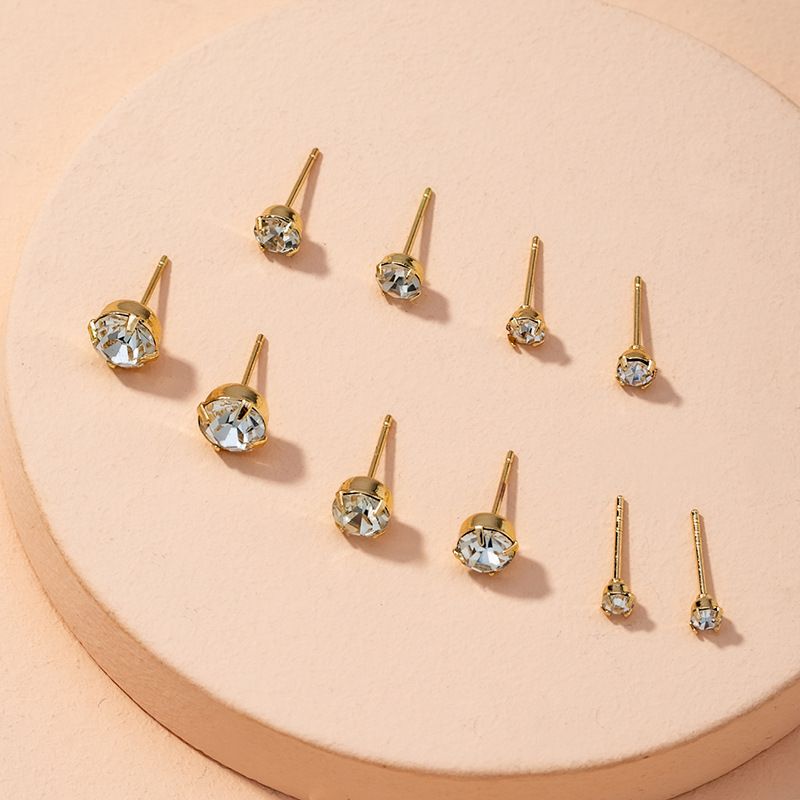 Diamond Earrings Set
