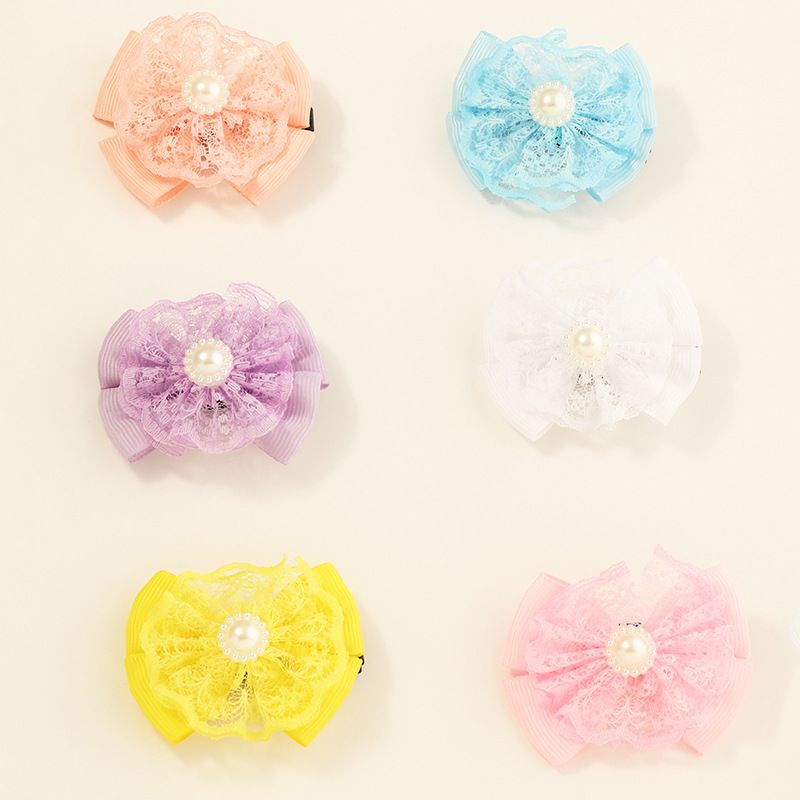 Korea Neue Super Fairy Lace Perle Haarnadel