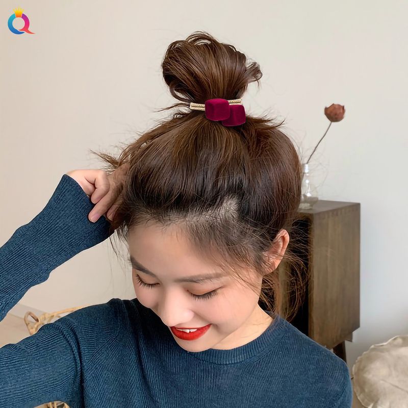 Red Velvet Star Geometric Hair Rope