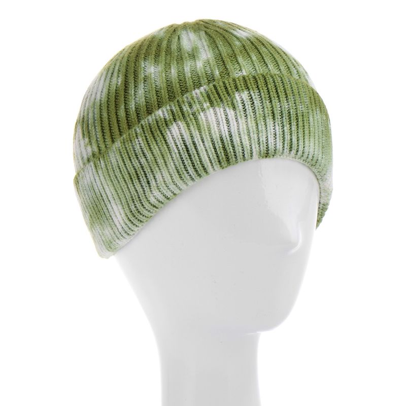 Gorro De Punto Tie-dye De Otoño E Invierno