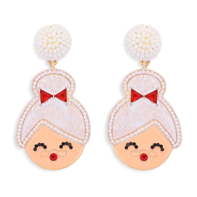 Christmas Grandmother Diamond Earrings