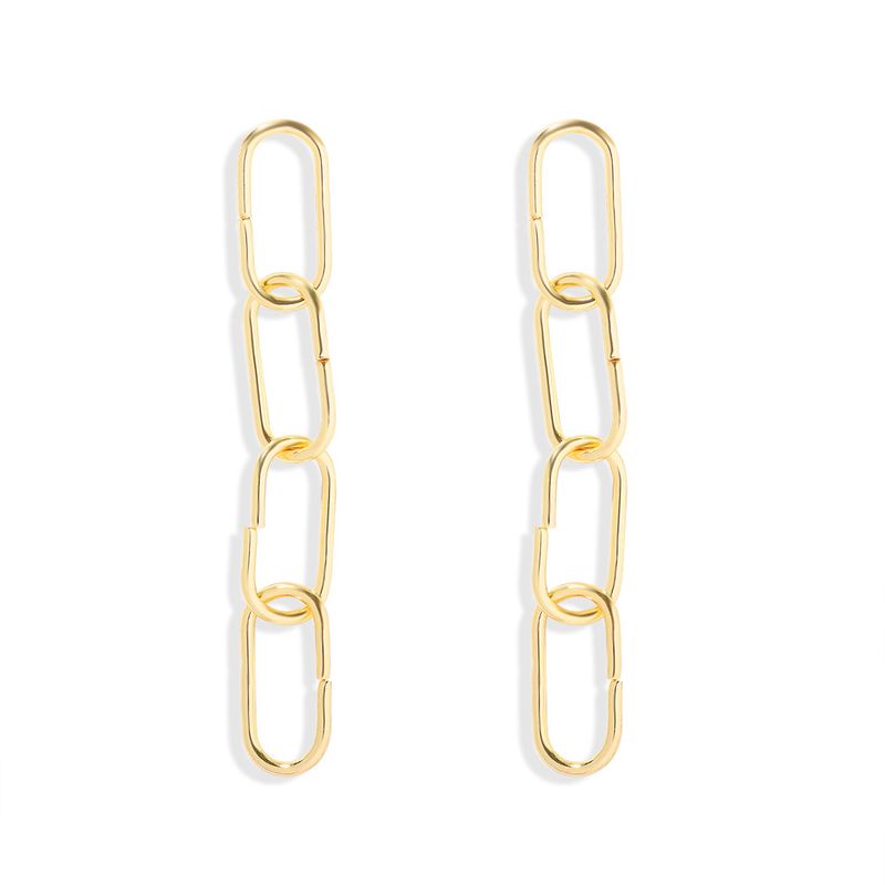 Simple Retro Exaggerated   Popular Personality Exaggerated Alloy Earrings