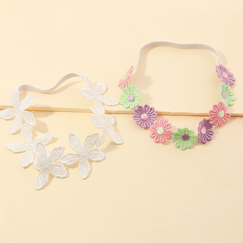 Korean  Lace Daisy Necklace Wild Choker Sweet Flower Clavicle Collar
