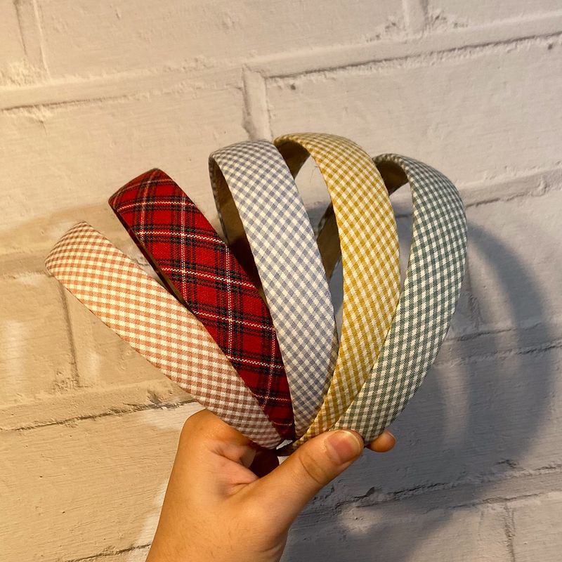 Plaid Sweet Headband