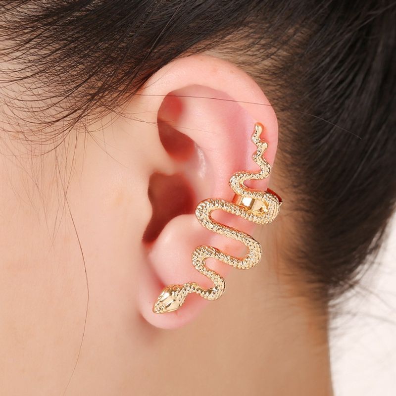 Fashion Exaggerated Snake-shaped Earrings
