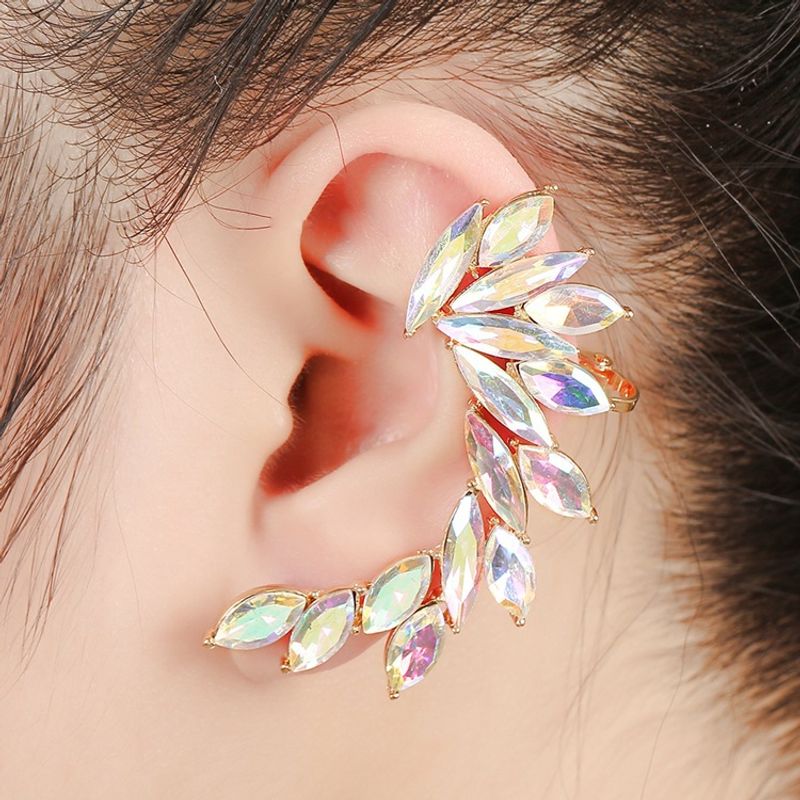 Alloy Colorful Diamond Ear Clip