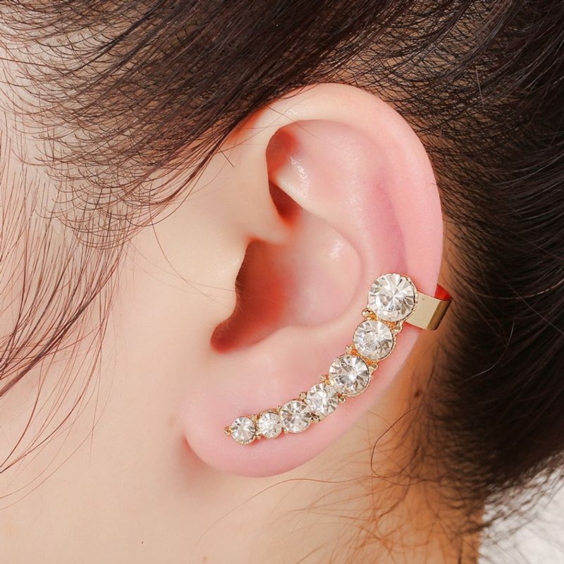 Fashion Shiny Rhinestone Ear Bone Clip