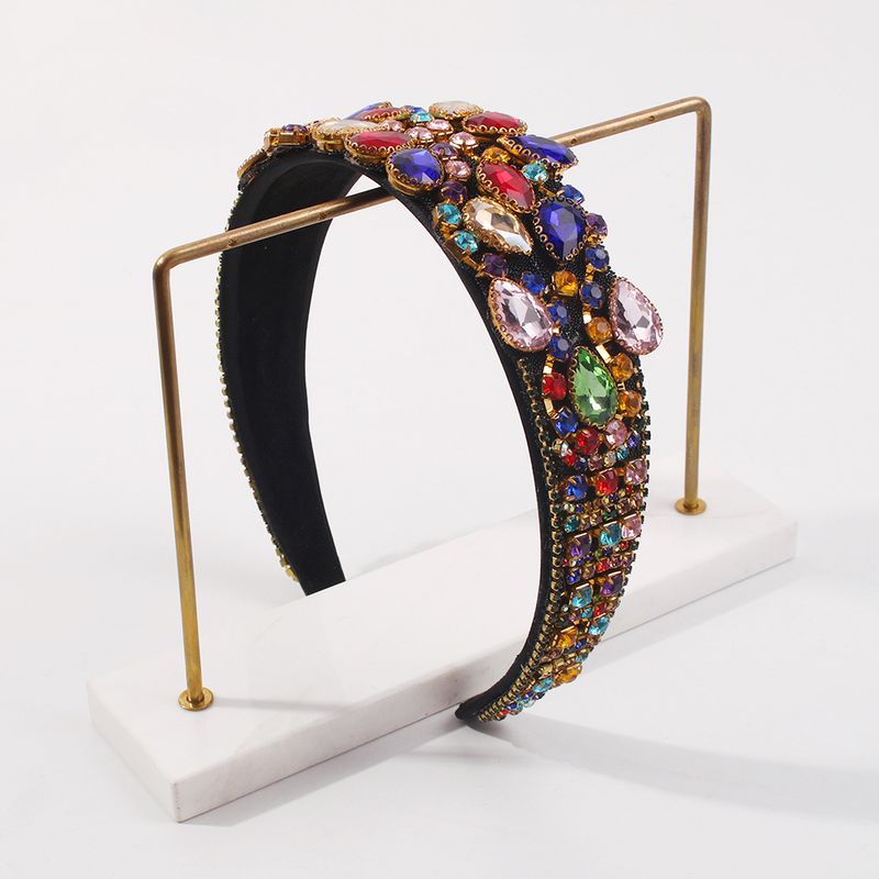 Baroque Fashion Retro Diamond-studded  Headband