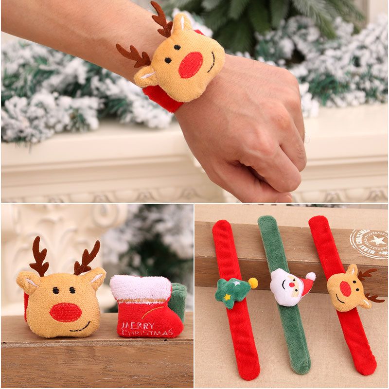 Pulseras Creativas Para Niños Navideños.