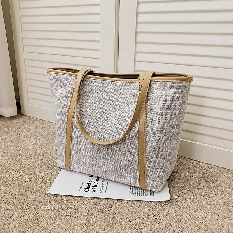 New Trendy Simple Portable Large-capacity Fashion One-shoulder Handbag