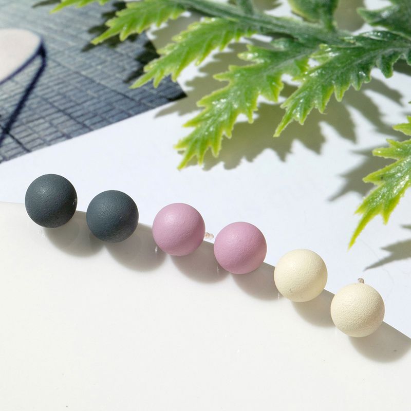 New Colorful Round Ball   Earrings