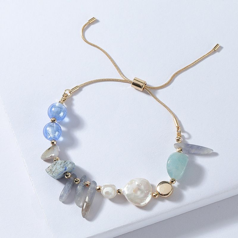 Fashion Natural Pearl Drawstring Bracelet