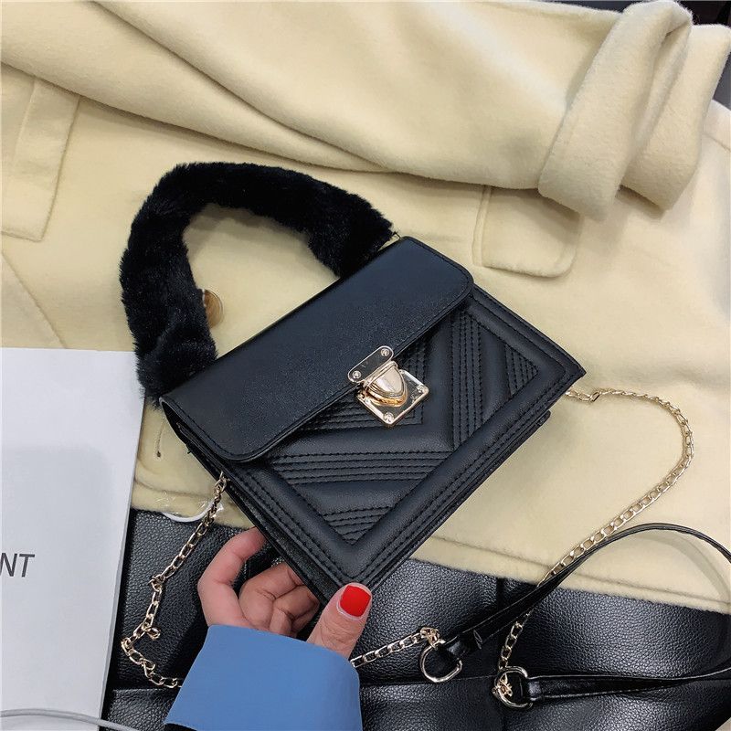 One-shoulder Casual Messenger Small Square Bag