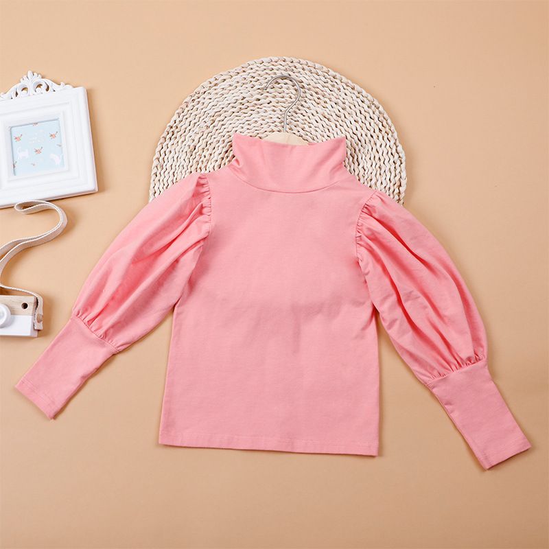 Slim High-neck Middle And Small Children's Tops
