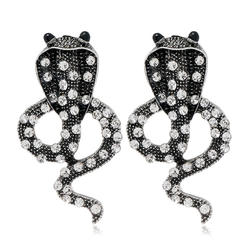 Retro Snake-shaped Earrings