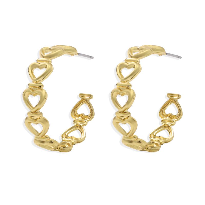 Exaggerated Fashion Metal C-shaped Earrings