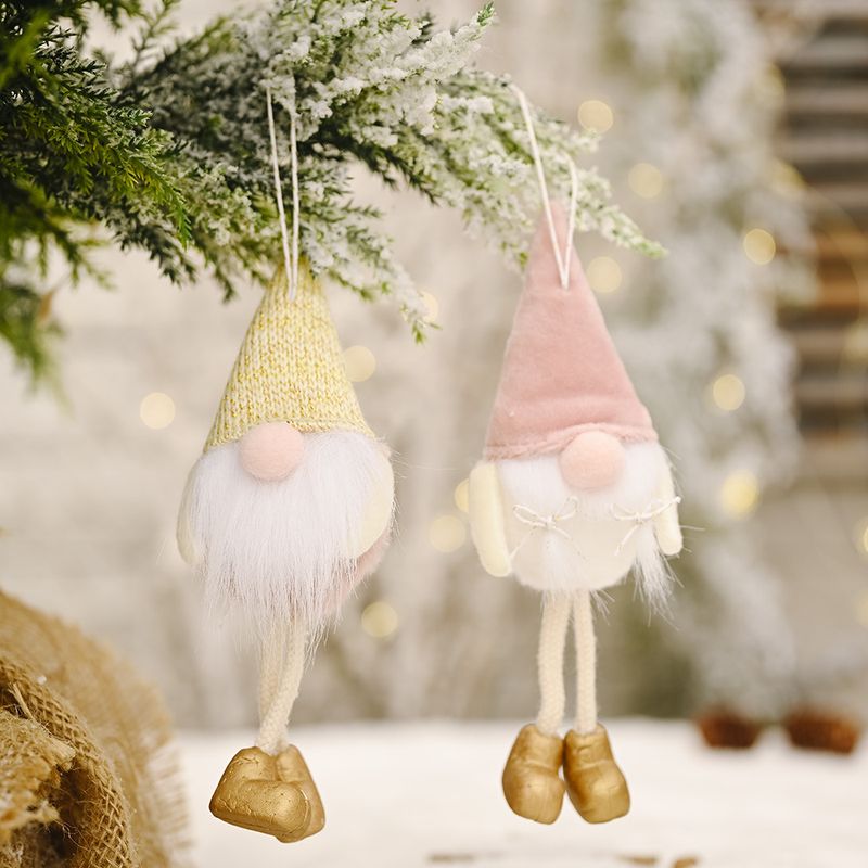 Christmas Decoration Flannel Faceless Doll Hanging Leg Pendant