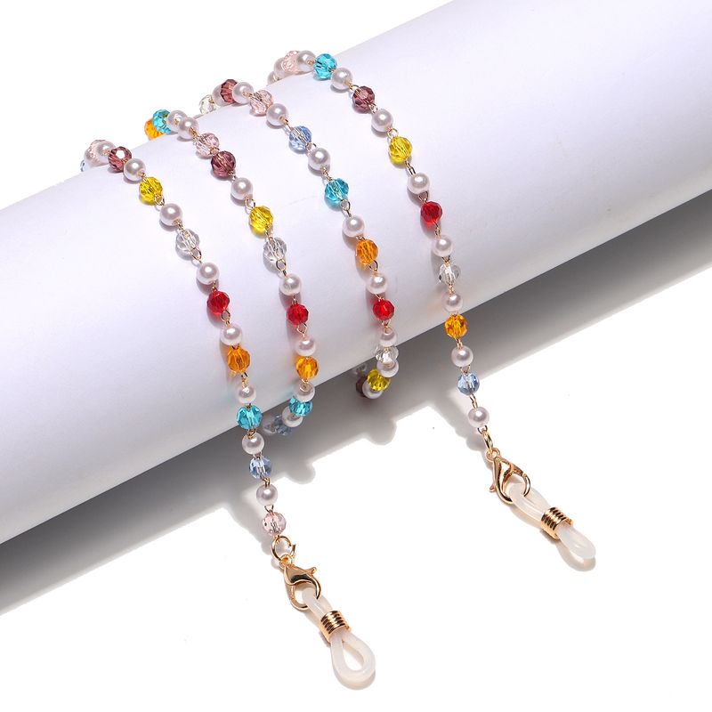 Fashion Simple Colorful Crystal Glasses Chain