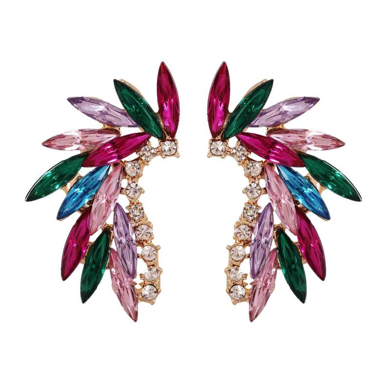 Boucles D&#39;oreilles En Cristal De Verre Ailes D&#39;ange De Mode