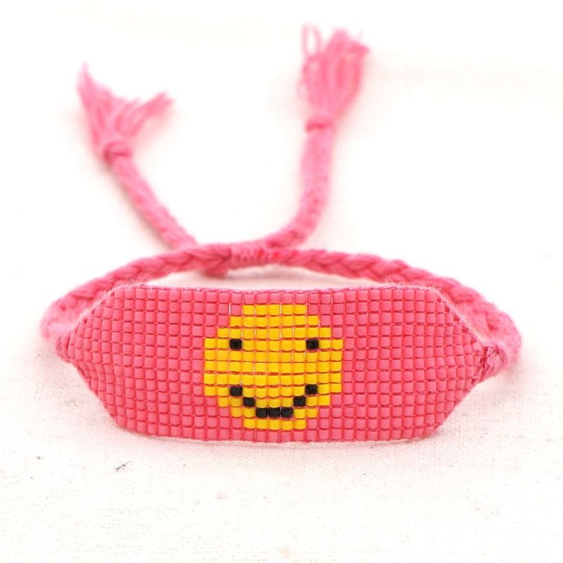 Creative Simple Bohemian Beaded Smiley Bracelet