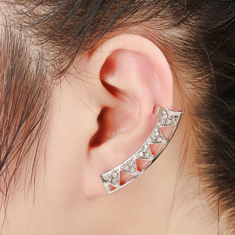 Clip D&#39;oreille Unilatéral En Alliage De Diamant À La Mode Créative