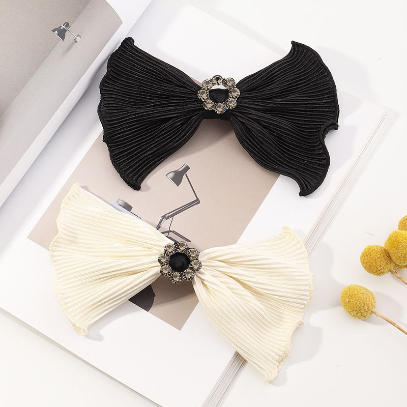 Black Bow Lace Hairpin