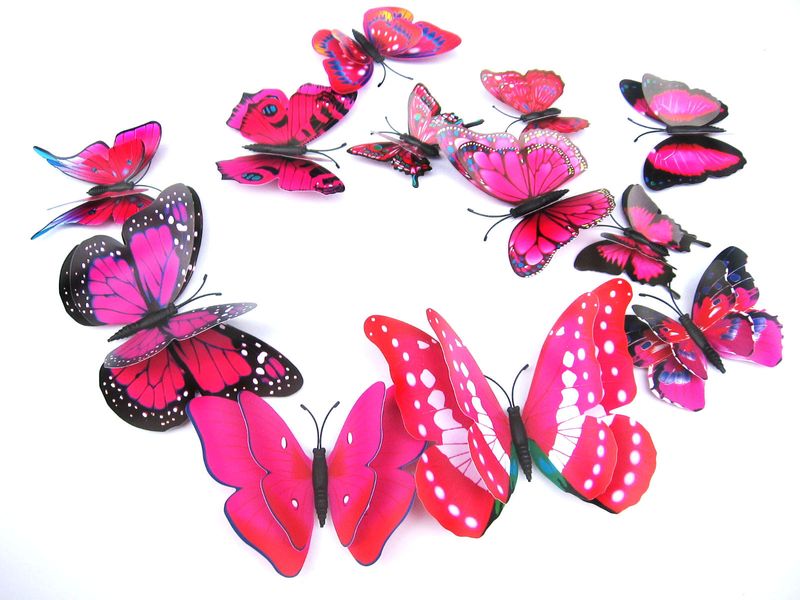 Creative Butterfly Wall Stickers 12-piece Set