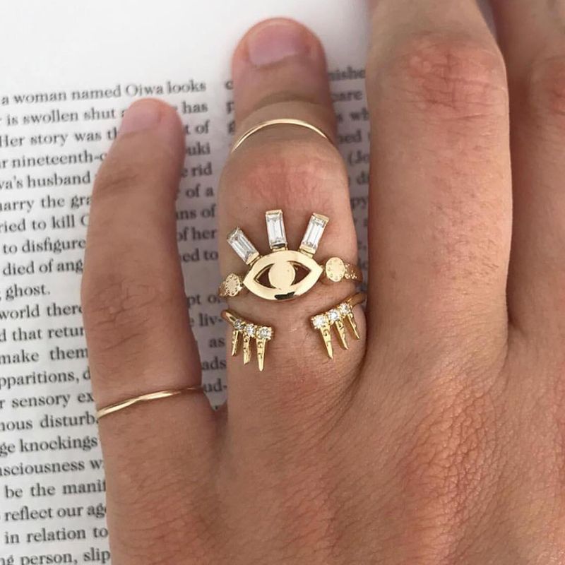 Mode New Eye Zirkon Ring