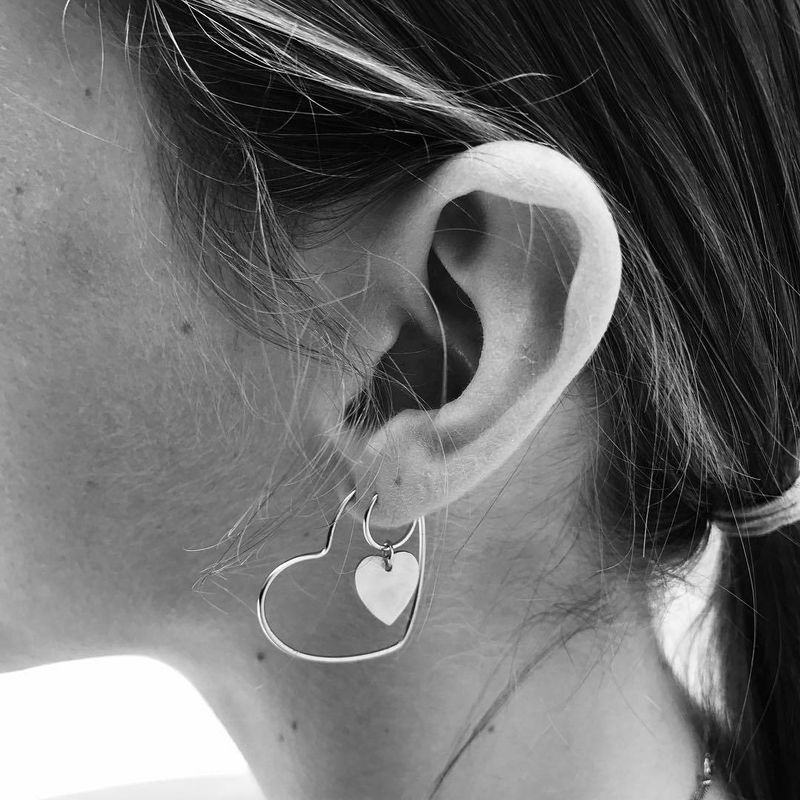 Fashion Peach Heart Earrings