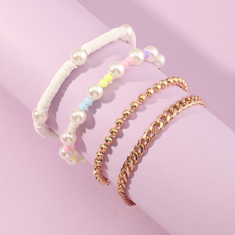 Ensemble De Bracelet De Perles De Riz Coréen Perles De Riz En Céramique