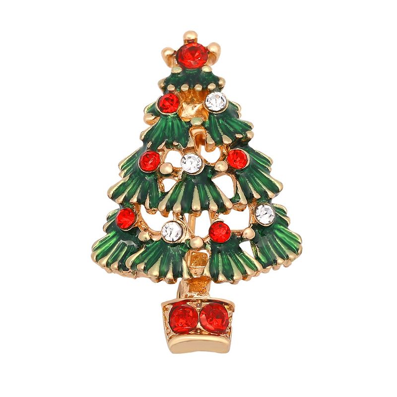 عيد الميلاد شجرة جديد الأزياء الماس الرجعية بروش