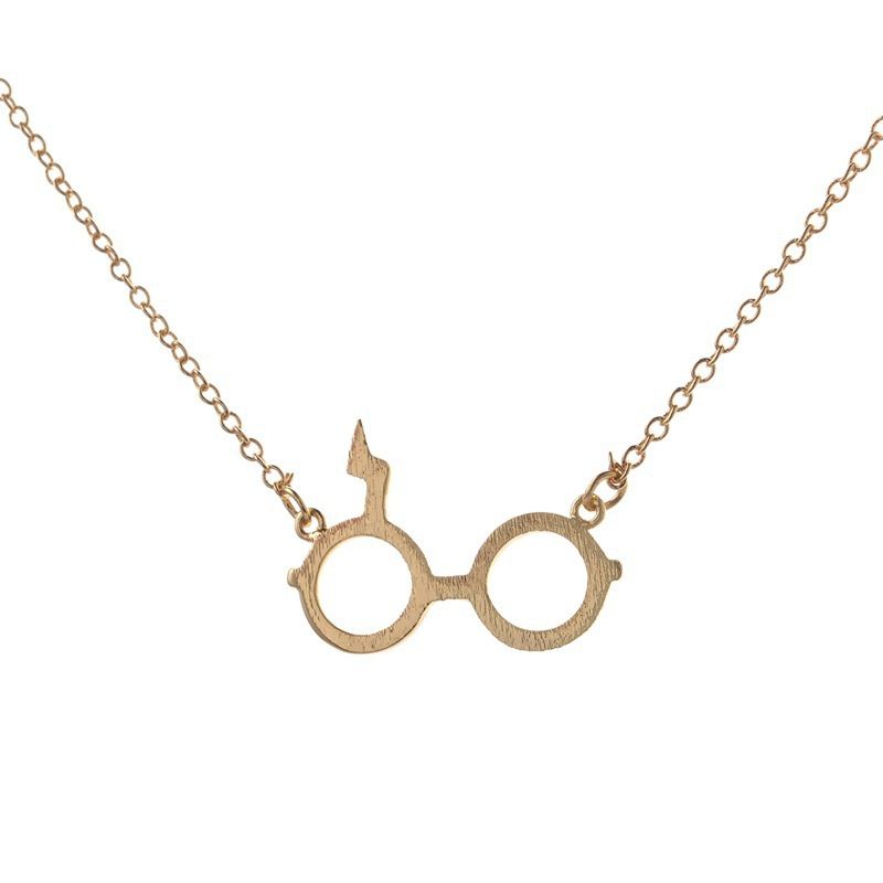 Collar Con Colgante De Gafas Death Hallows