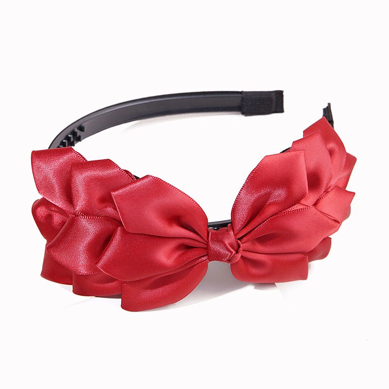 Korean Fashion Red Bow Headband
