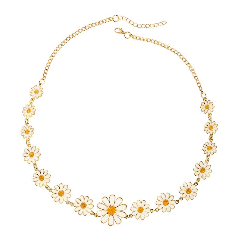 Daisy Alloy Simple Necklace