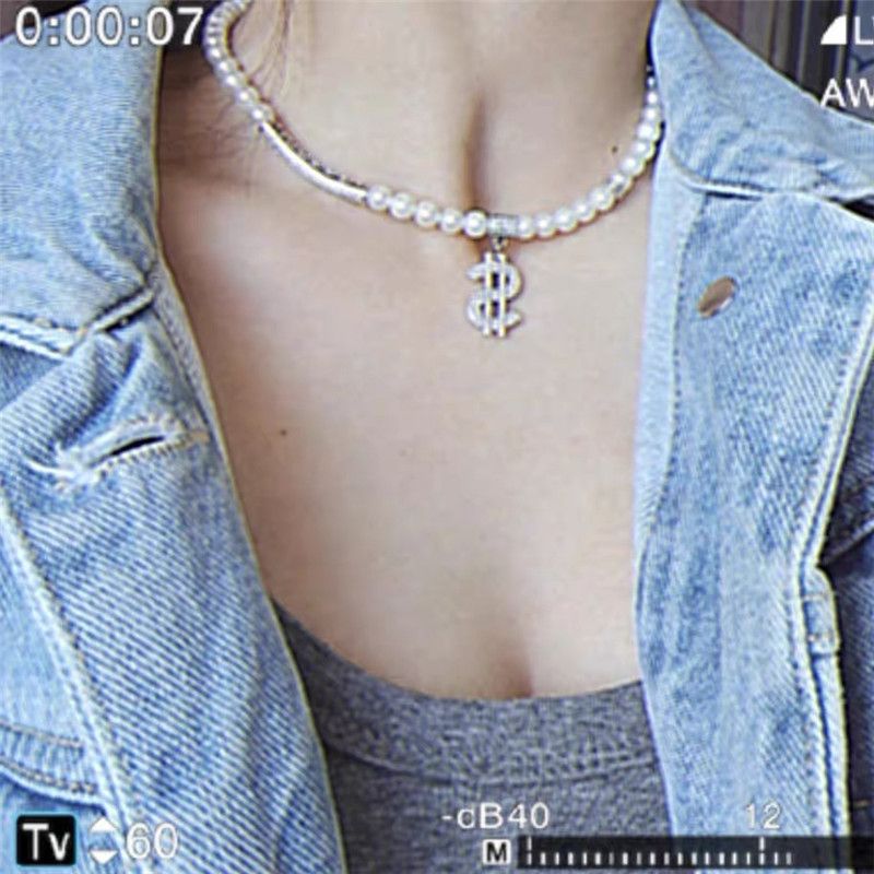 Diamonds Pearls Hip-hop Style Necklaces