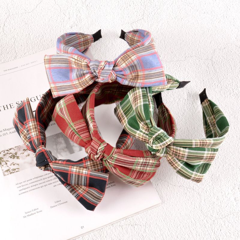 Bow Knotted Wide-brimmed Headband