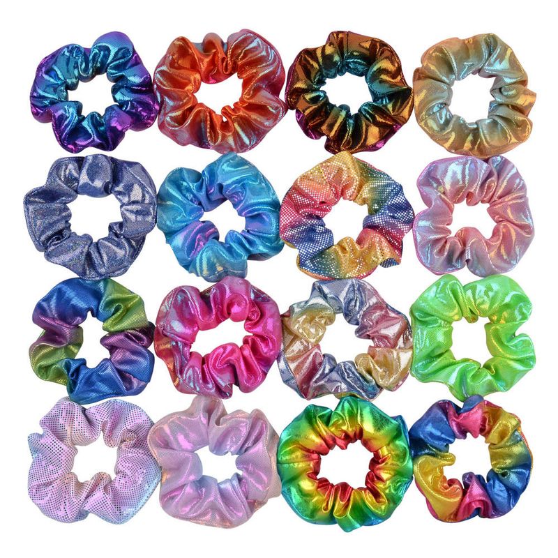 New 16-color Laser Fabric Hair Scrunchies