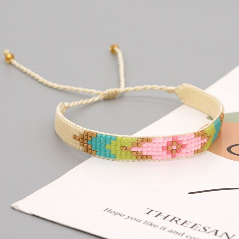 Bracelet De Perles De Riz Miyuki Bohème Simple