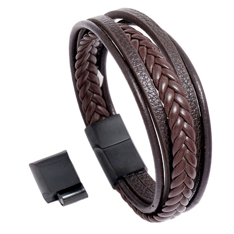Creative Multi-layer Simple Woven Leather Bracelet