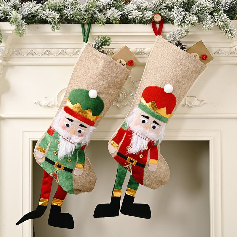 Walnut Soldier Christmas Stocking Candy Bag