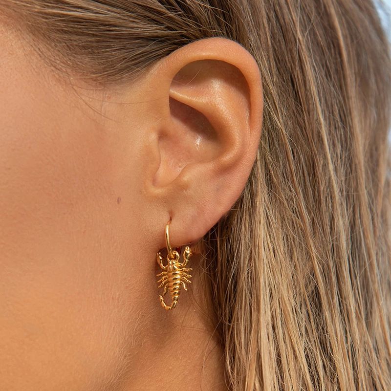 Alloy Scorpion Earrings