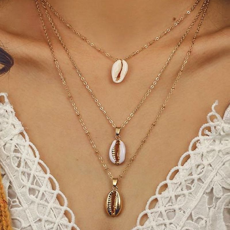 Bohemian Multi-layer Shell Necklace