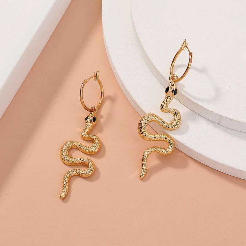 Fashion Long Snake-shaped Earrings