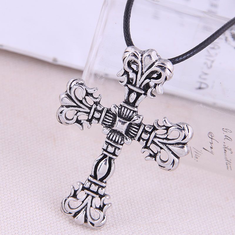 Fashion Retro Cross Exaggerated Personality Necklace