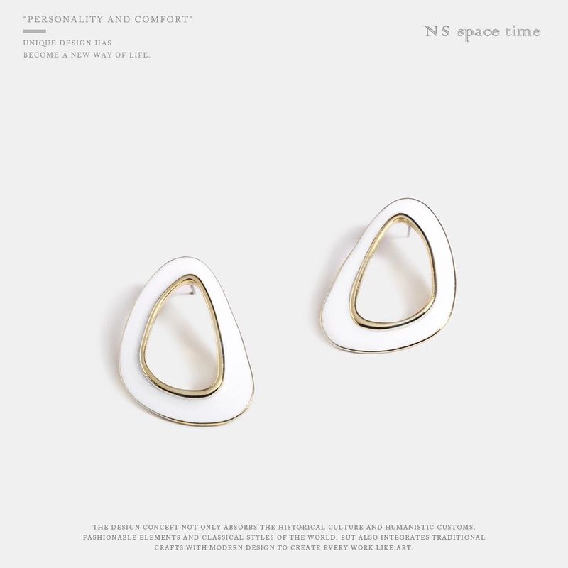 Korean New Fashion Earrings Simple Girl Heart Ear Jewelry Bohemian Earrings